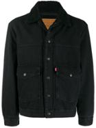 Levi's Shearling Lined Denim Jacket - Black
