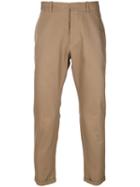 Marni - Cropped Chino Trousers - Men - Cotton - 46, Brown, Cotton