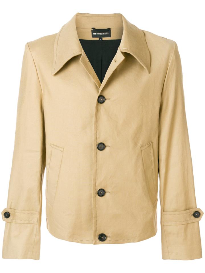 Ann Demeulemeester Oversized Collar Jacket - Nude & Neutrals