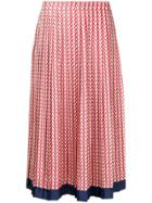 Valentino Optical V Skirt - Red