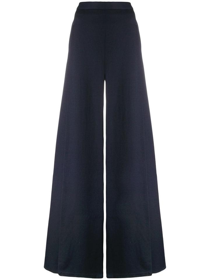 Chalayan Plain Wide Leg Trousers - Blue