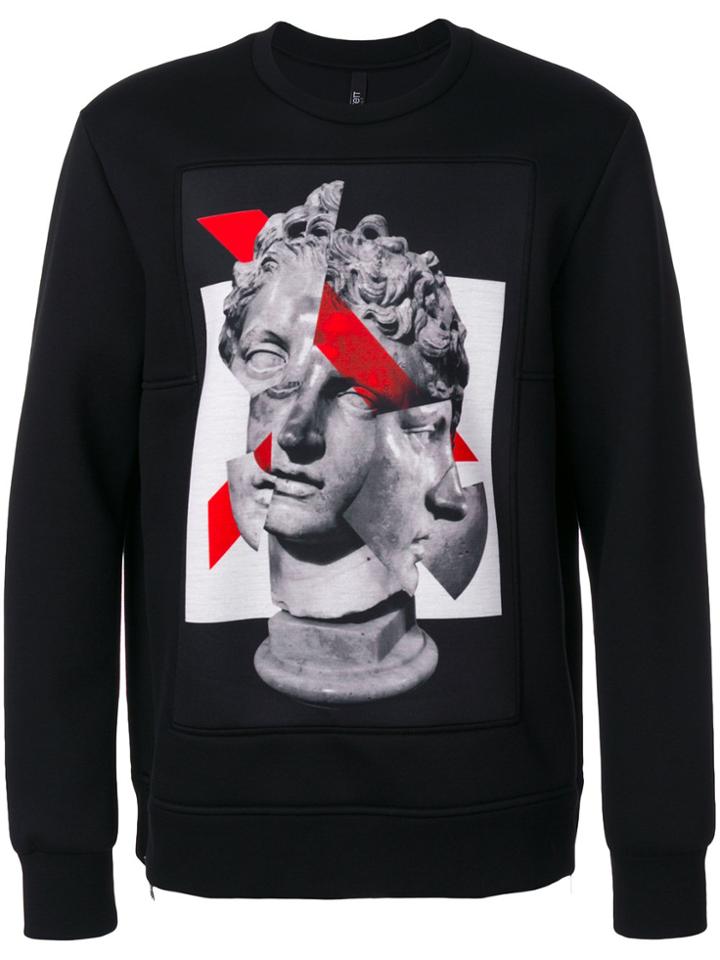 Neil Barrett Geometric Sculpture Sweatshirt - Black