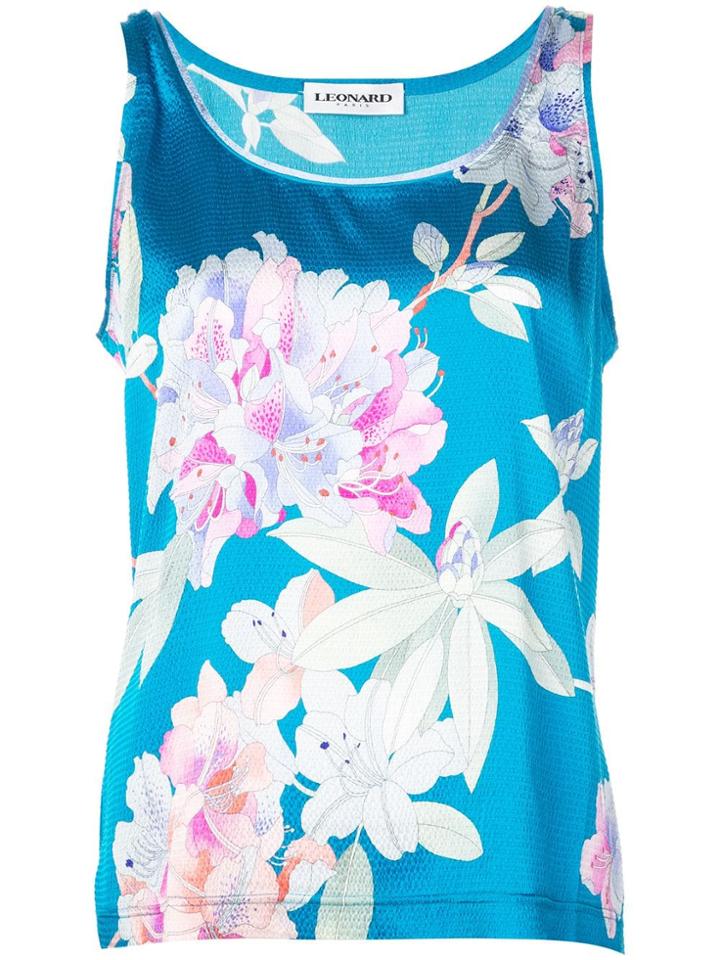 Leonard Solene Camelia Top - Blue