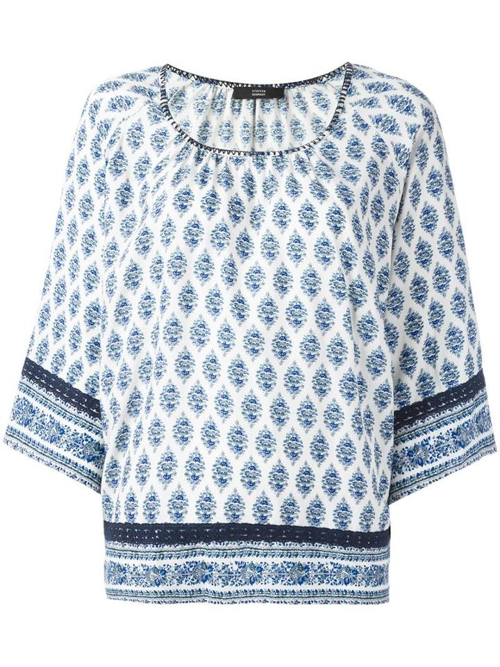 Steffen Schraut Persian Print Blouse, Women's, Size: 36, Viscose/cotton
