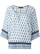 Steffen Schraut Persian Print Blouse, Women's, Size: 36, Viscose/cotton