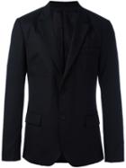 Ami Alexandre Mattiussi Lined 2 Button Jacket, Men's, Size: 44, Black, Cotton/acetate/wool
