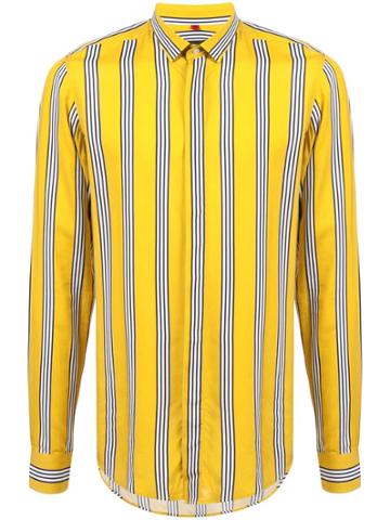 Lords And Fools Longsleeved Striped Shirt - Yellow & Orange