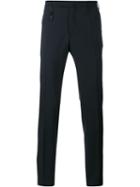 Incotex Wool Slim-fit Trousers, Men's, Size: 52, Blue, Wool