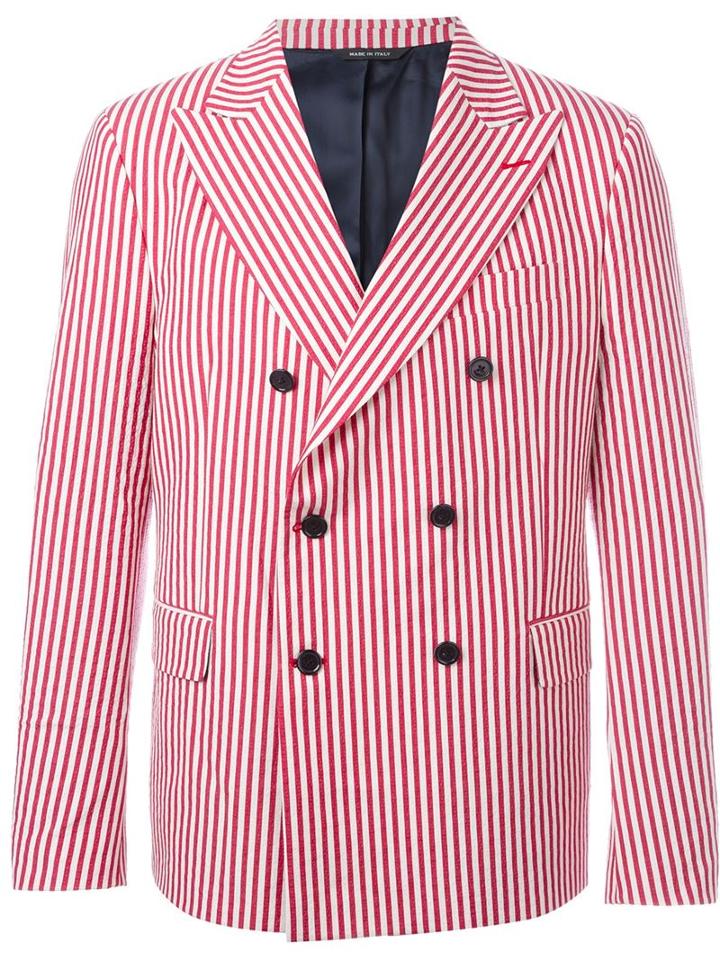 Lc23 Candy Stripe Double Breasted Blazer