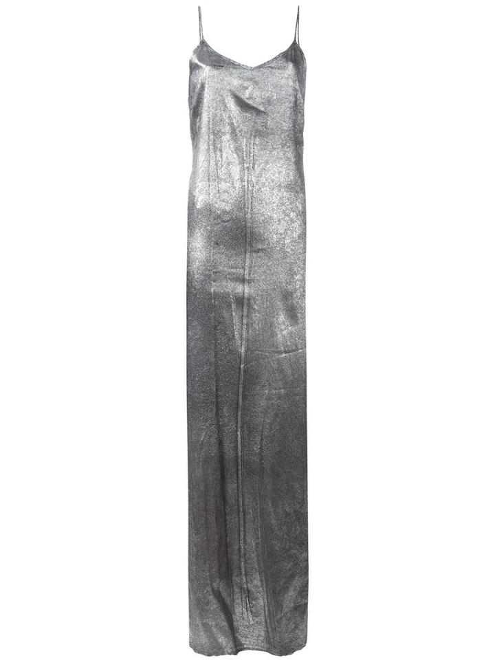 Rta Marlene Dress, Women's, Size: 2, Grey, Silk