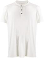 John Varvatos Star Usa Buttoned Crew Neck T-shirt - White