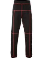 Christopher Kane Stitched Seam Track Pants, Men's, Size: S, Black, Polyurethane/modal