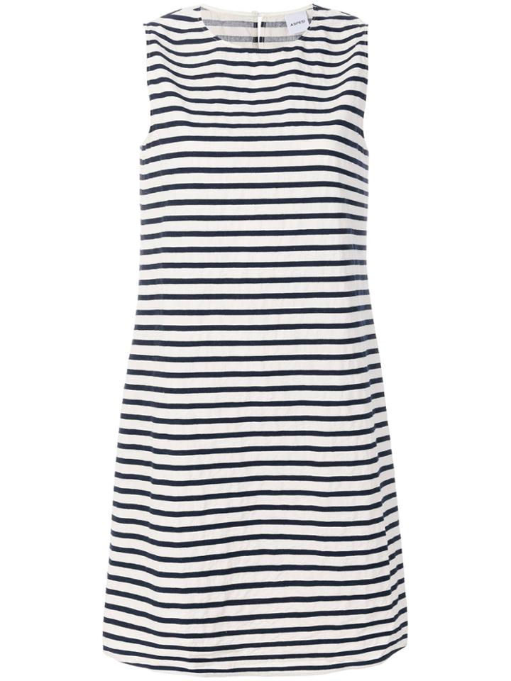 Aspesi Striped A-line Dress - Blue