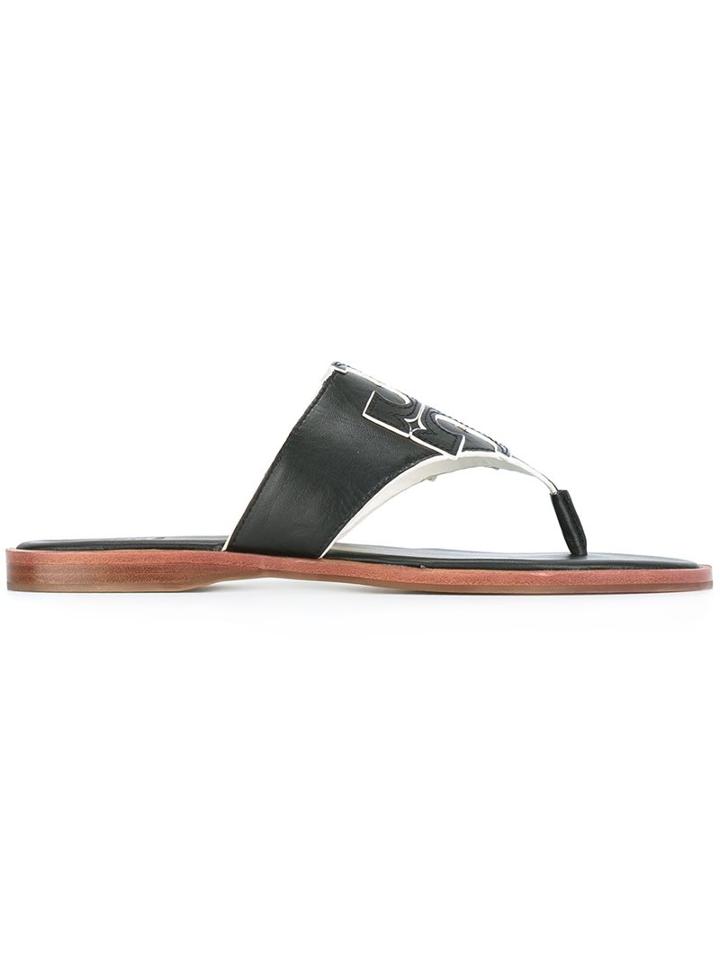 Tory Burch Logo Flat Sandals