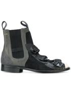 Comme Des Garçons Bow Boots - Black