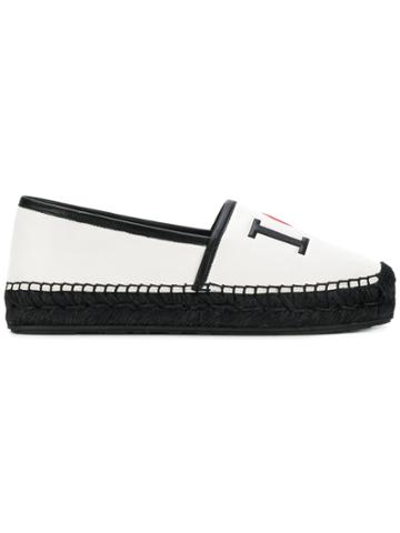 Dolce & Gabbana I Heart D & G Espadrilles - White