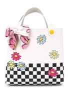 Monnalisa Daisy Print Tote, Girl's, White