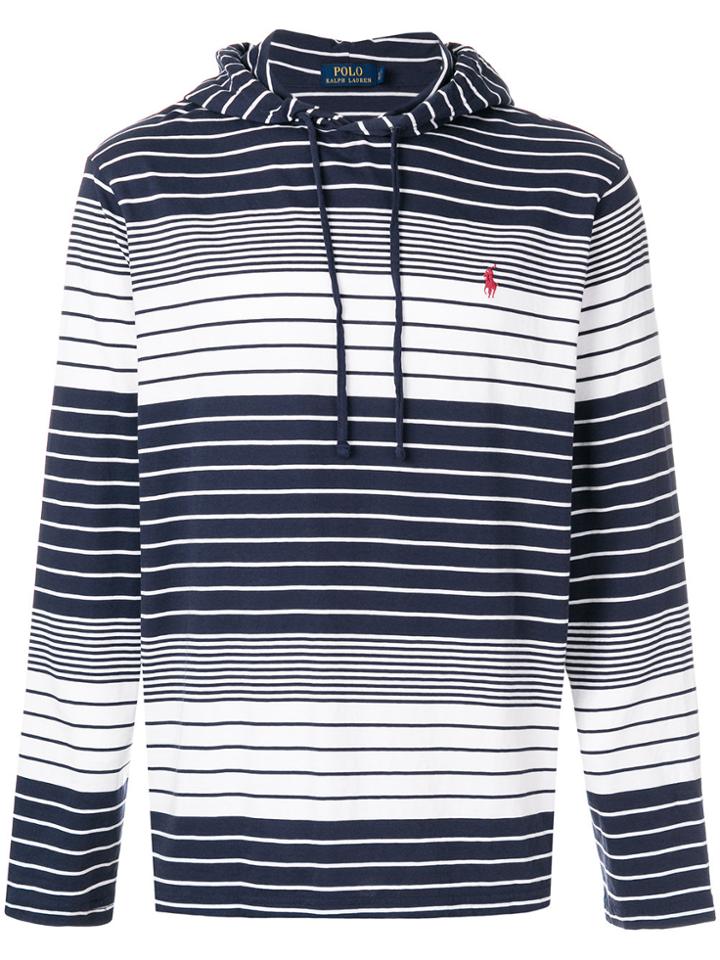 Polo Ralph Lauren Striped Hoodie - Blue