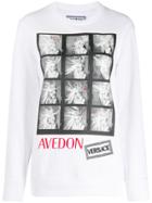 Versace Avedon Photo Print T-shirt - White