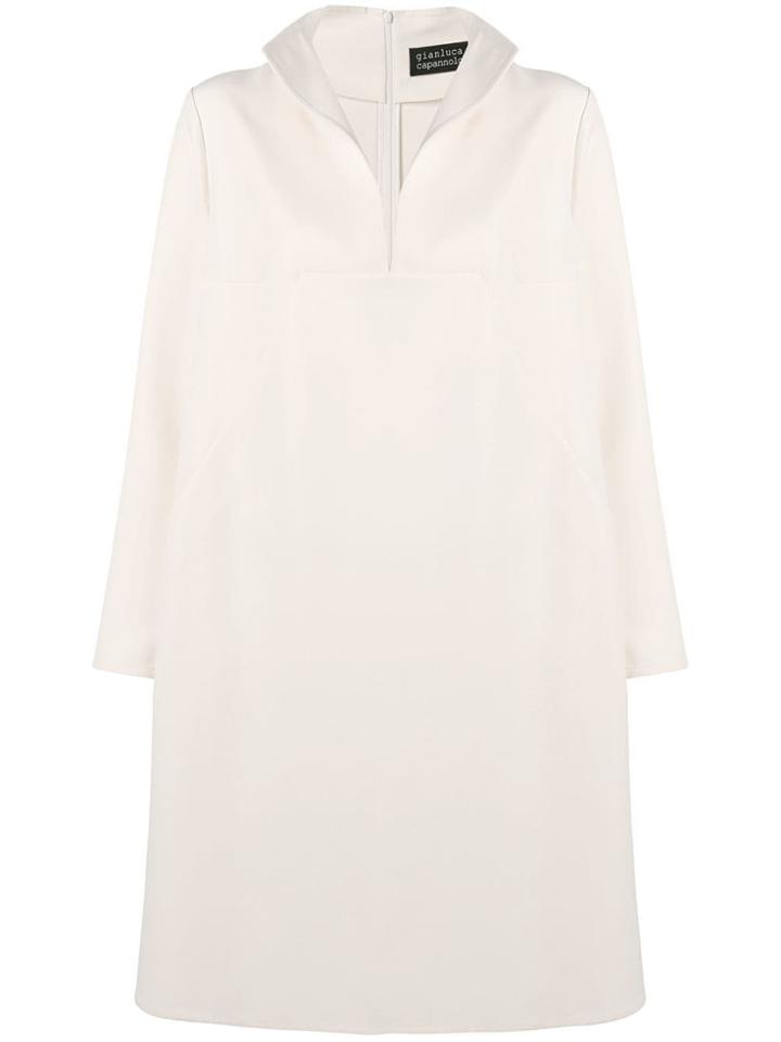 Gianluca Capannolo V-neck Dress - Neutrals