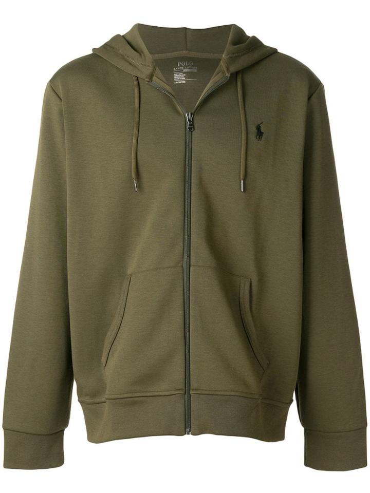 Polo Ralph Lauren Zip-up Logo Hoodie - Green