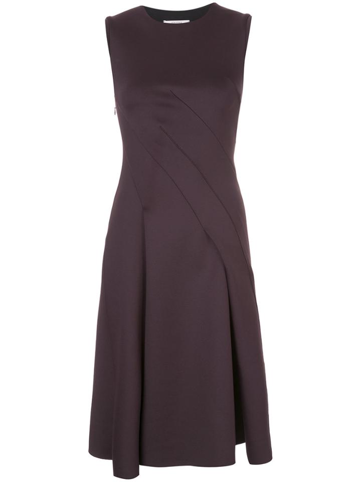Dorothee Schumacher Twisted Cut Flared Dress - Pink & Purple