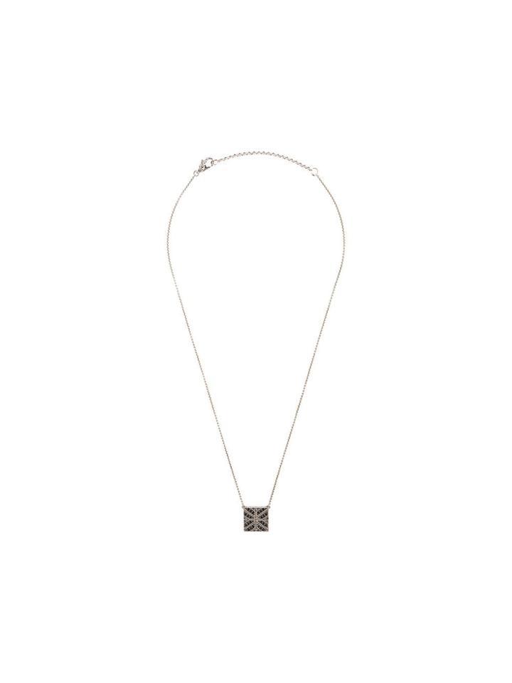 John Hardy Modern Chain Sapphire Pendant Necklace - Silver
