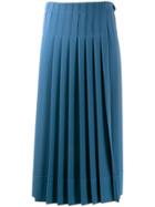 Calvin Klein Pleated Skirt - Blue