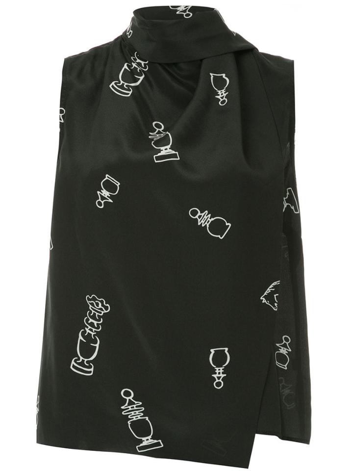 Karen Walker Vernon Top - Black