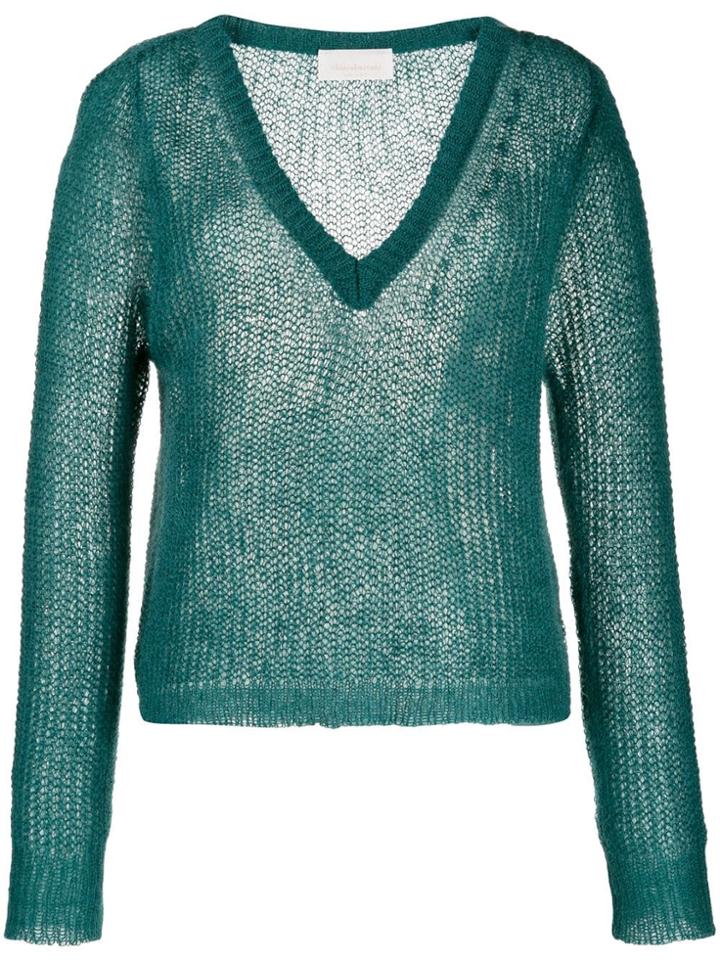 Chiara Bertani Chunky Knit Sweater - Green