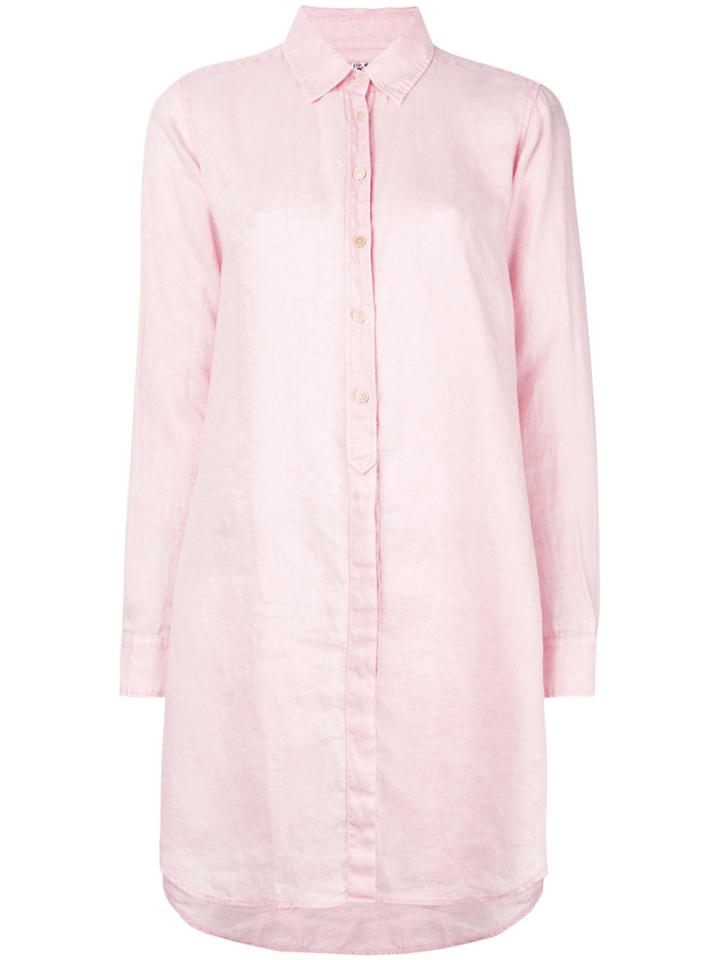 Mc2 Saint Barth Beach Shirt Dress - Pink & Purple
