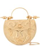 Okhtein Oval Shaped Tote Bag - Gold