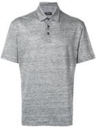 Z Zegna Short-sleeved Polo Shirt - Grey
