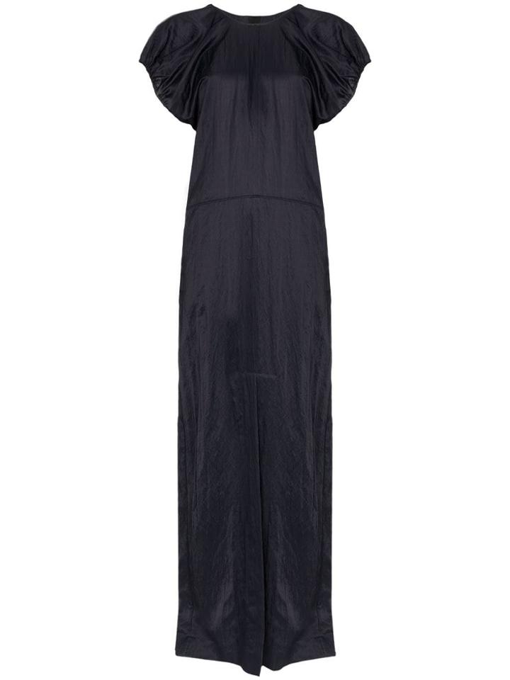 Jil Sander Drop-waist Maxi Dress - Blue