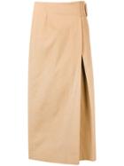 Rejina Pyo Buckled Skirt - Brown