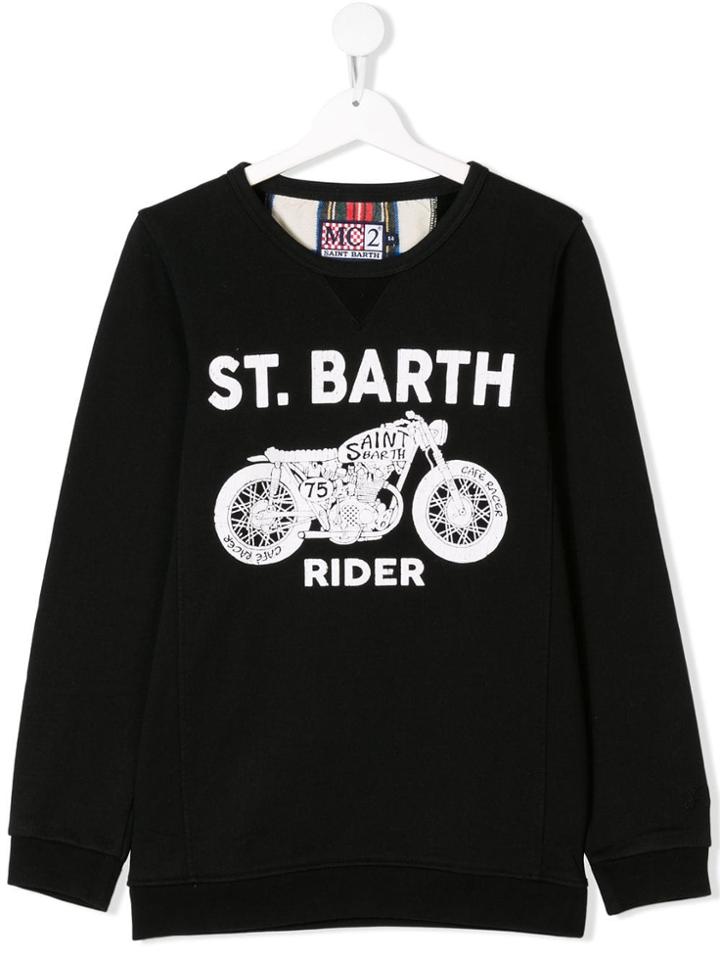 Mc2 Saint Barth Kids Teen Hutton Sweatshirt - Black