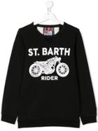 Mc2 Saint Barth Kids Teen Hutton Sweatshirt - Black