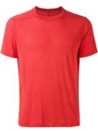 Rick Owens Level T-shirt, Men's, Size: Large, Red, Silk/viscose