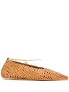 Stella Mccartney Woven Ballet Flats - Brown
