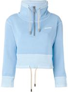 Dsquared2 Cropped Sweatshirt, Women's, Size: M, Blue, Cotton
