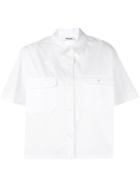 Chalayan Cape Shirt, Women's, Size: 40, White, Cotton