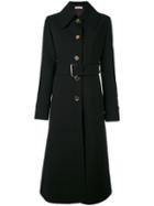 Marni - Classic Belted Coat - Women - Spandex/elastane/viscose/wool - 42, Black, Spandex/elastane/viscose/wool