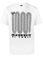 Pelvis - Dj Tools Printed T-shirt - Men - Cotton - Xl, White, Cotton