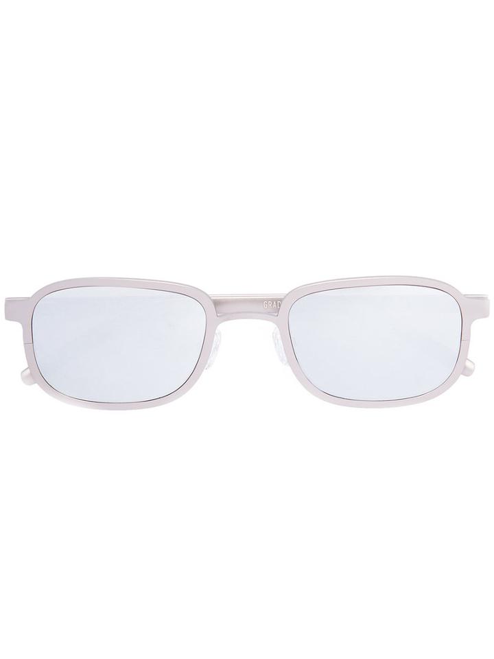 Blyszak - Square Frame Sunglasses - Women - Steel - One Size, Women's, Grey, Steel