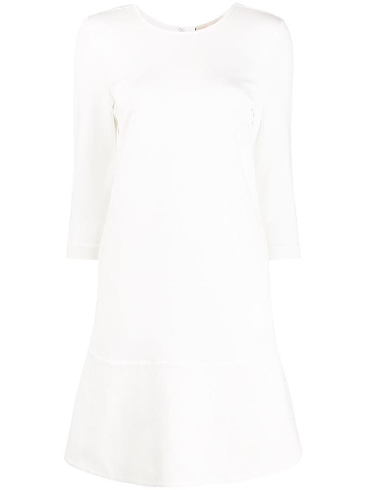 Twin-set Flared Style Dress - White