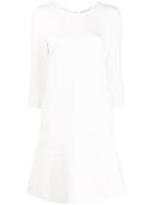Twin-set Flared Style Dress - White