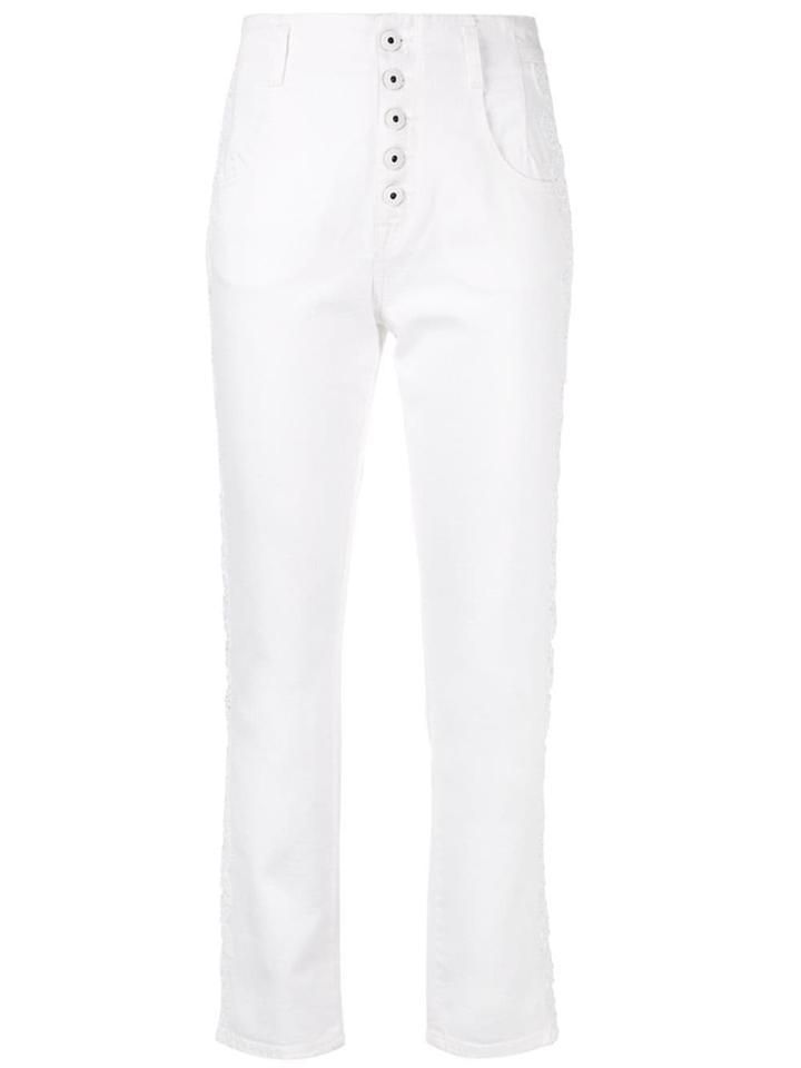 Jonathan Simkhai Crochet Detail Jeans - White