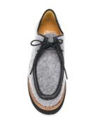 Flamingos Mona Leather-trim Shoes - Grey