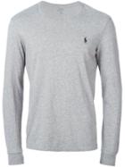 Polo Ralph Lauren Embroidered Logo T-shirt, Men's, Size: Xl, Grey, Cotton