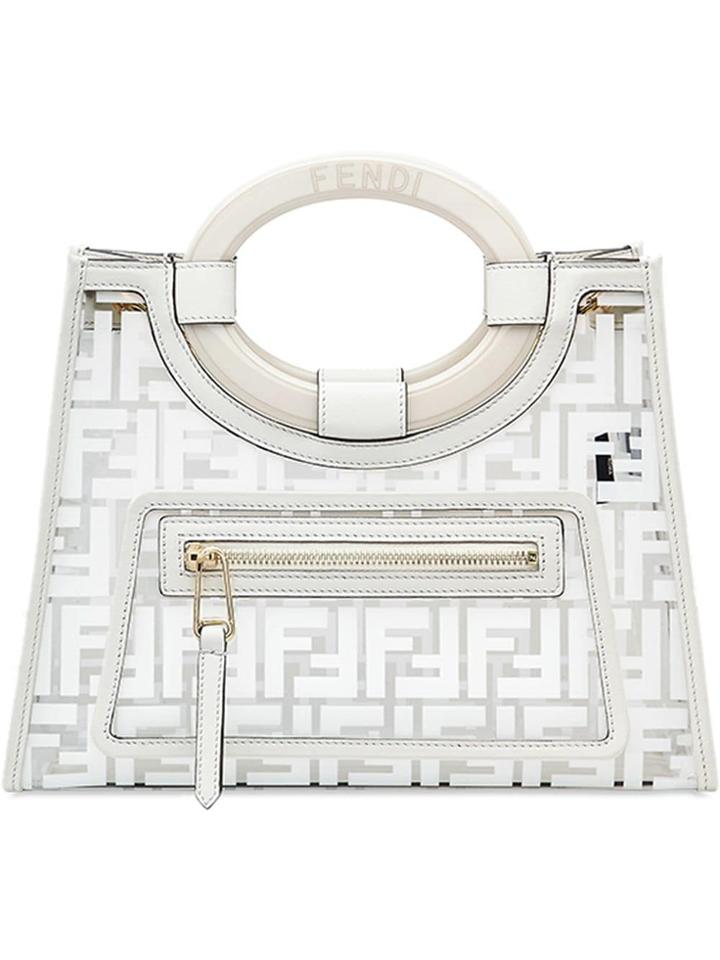 Fendi Runaway Shopper Bag - White